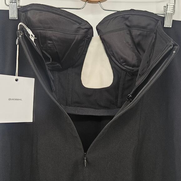 Revolve L'Academie Large Cosme‎ Mini Dress in Black NWT MSRP $268 - Picture 11 of 12